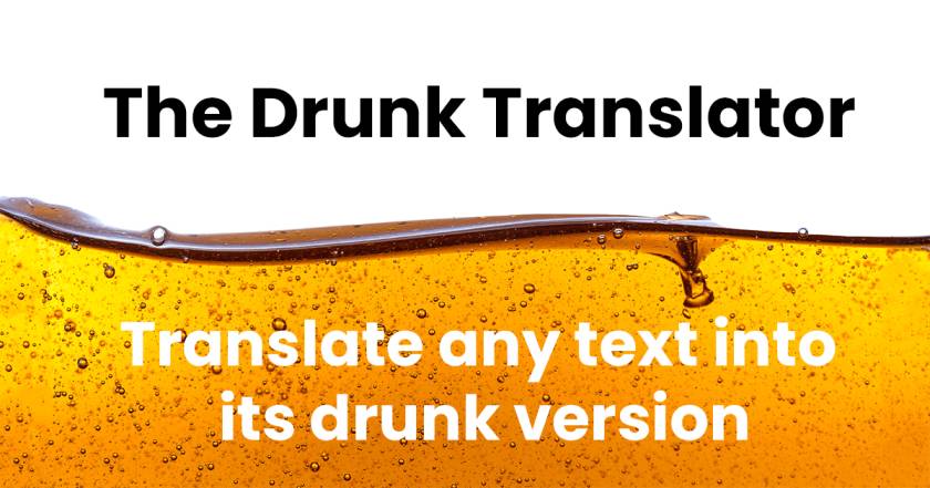drunk post translator